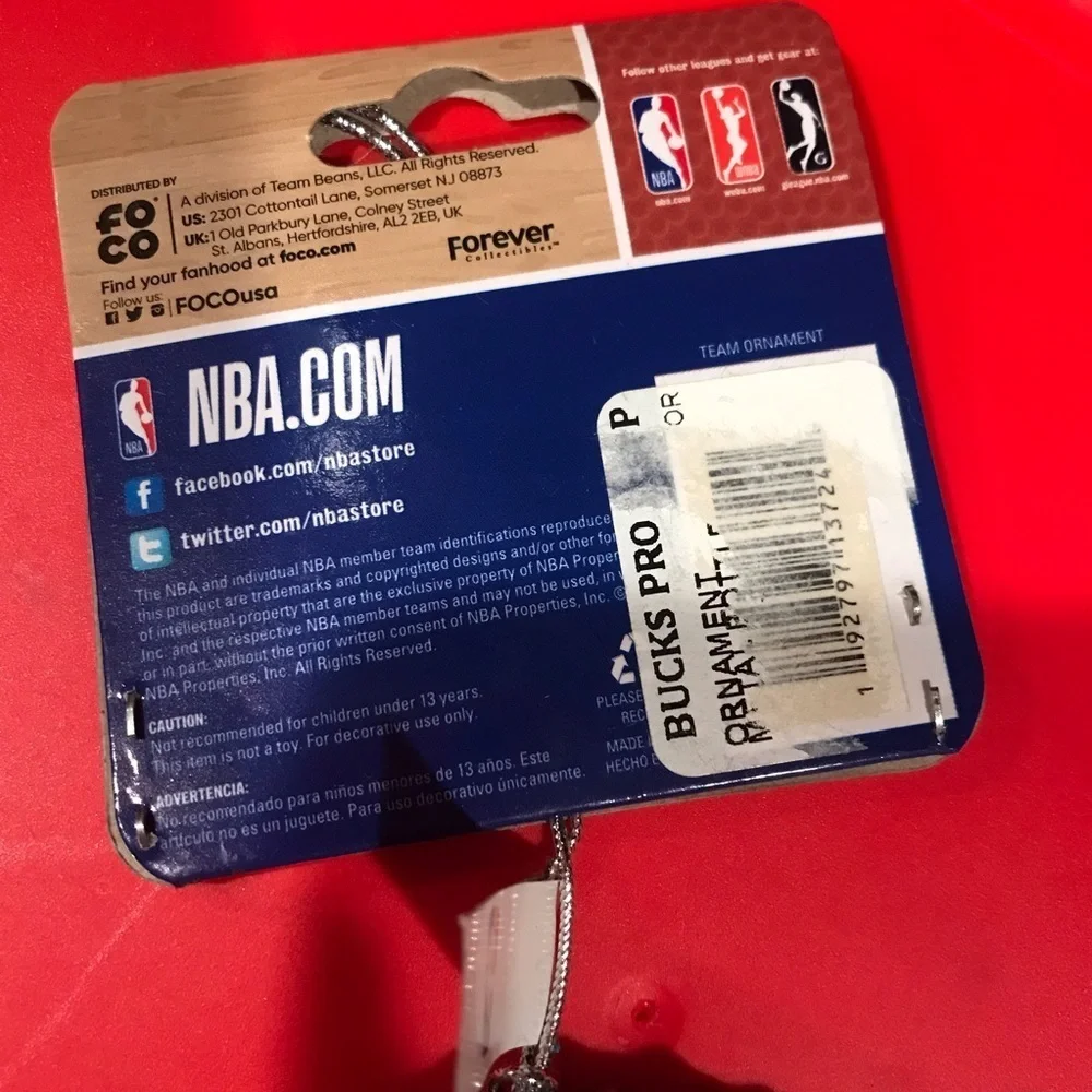 🎄NBA BUCKS Ornament